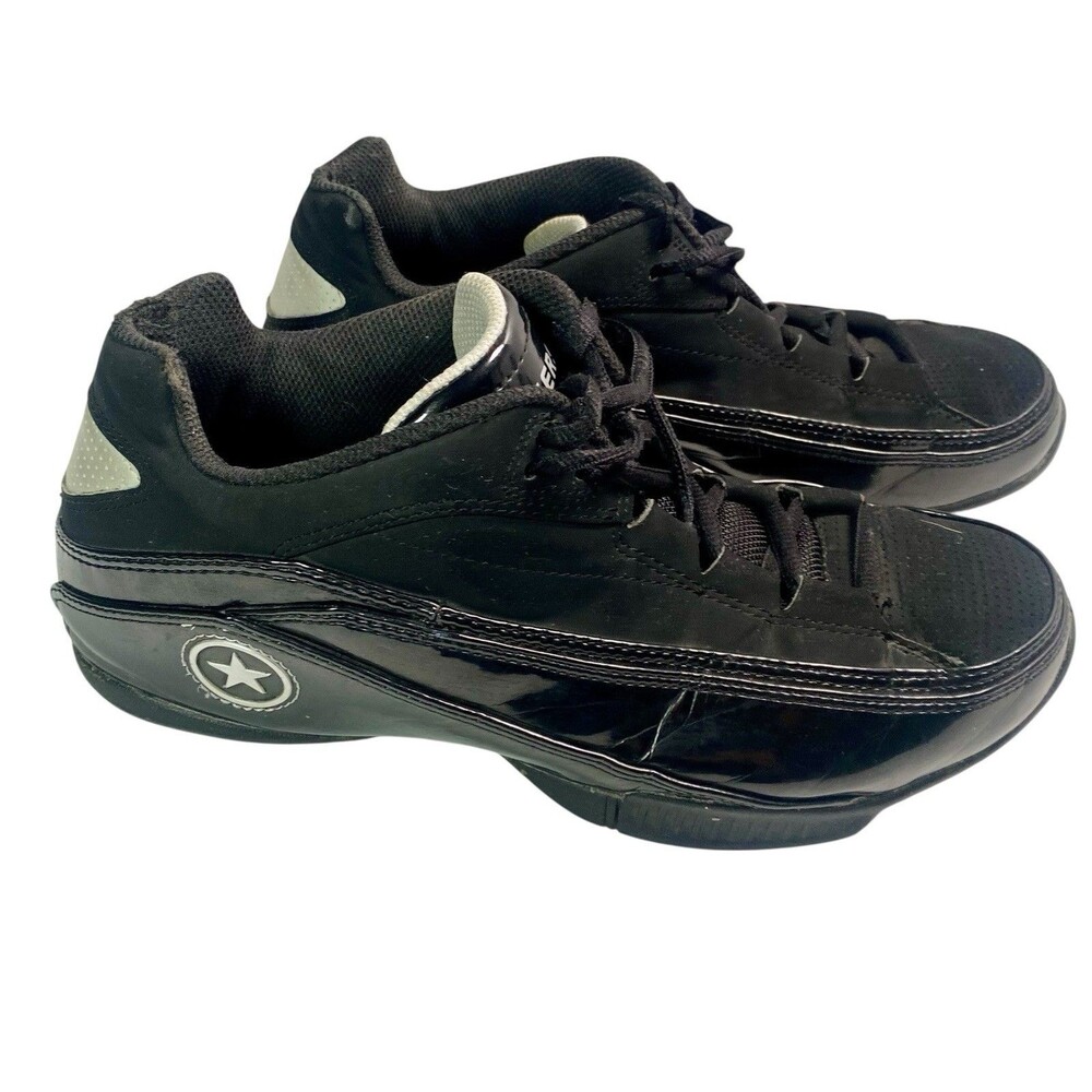 Converse Shoes Chuck Taylor All Star Low Black Patent Leather Mens 8.5  Sneaker